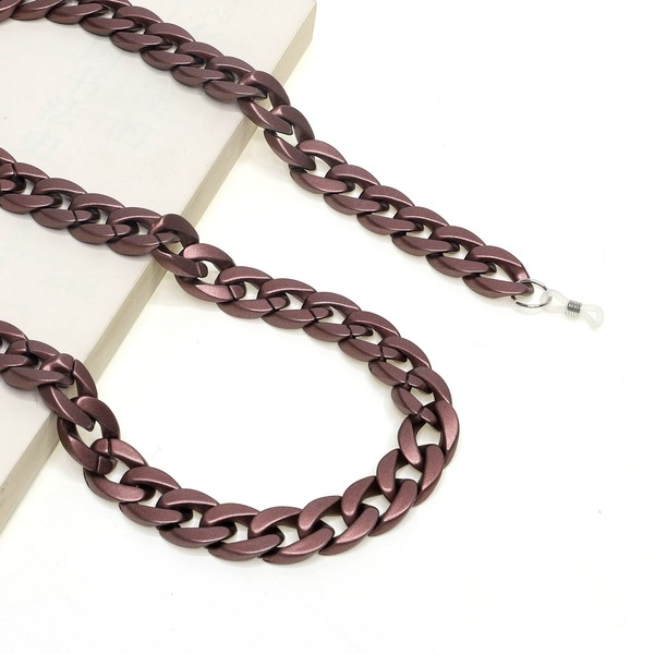 Bulk Jewelry Wholesale metal plastic concave shaped glasses chain JDC-MC-YM021 Wholesale factory from China YIWU China