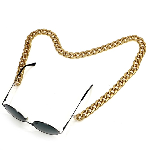 Bulk Jewelry Wholesale metal plastic concave shaped glasses chain JDC-MC-YM021 Wholesale factory from China YIWU China