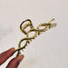 Wholesale Metal Plating Grab Clip Shark Clip Hair Clip JDC-HC-YaoX019 Hair Clips 姚萱 bright gold Wholesale Jewelry JoyasDeChina Joyas De China