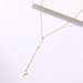 Bulk Jewelry Wholesale Metal triangle tassum short temperament necklace JDC-NE-b203 Wholesale factory from China YIWU China