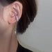 Wholesale micro-zircon C type tassel ear clip JDC-ES-ChiH003 Earrings 池豪 Wholesale Jewelry JoyasDeChina Joyas De China