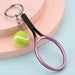 Wholesale Mini Tennis Racket CCB Metal Keychain JDC-KC-WS134 Keychains 围颂 Wholesale Jewelry JoyasDeChina Joyas De China