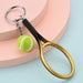 Wholesale Mini Tennis Racket CCB Metal Keychain JDC-KC-WS134 Keychains 围颂 Wholesale Jewelry JoyasDeChina Joyas De China