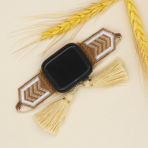 Wholesale Miyuki DB Rice Beads Apple Watch1-7 Watch Band JDC-WD-GBH006 Watch Band 怪我咯 Wholesale Jewelry JoyasDeChina Joyas De China