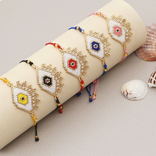 Bulk Jewelry Wholesale Miyuki Evil eye bracelet JDC-gbh105 Wholesale factory from China YIWU China