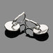 Wholesale MOM Heart Shaped Metal Glass Earrings JDC-ES-NingX001 Keychains 柠祥 Wholesale Jewelry JoyasDeChina Joyas De China