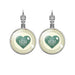 Wholesale MOM Heart Shaped Metal Glass Earrings JDC-ES-NingX001 Keychains 柠祥 64006306 Wholesale Jewelry JoyasDeChina Joyas De China
