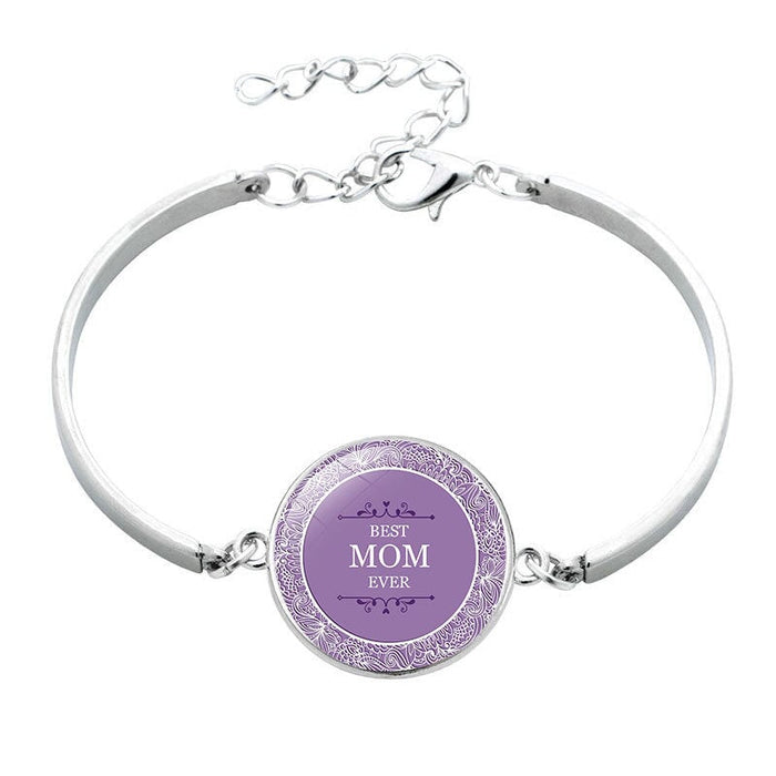 Wholesale MOM Mother's Day Alloy Glass Time Gem Bracelet JDC-BT-NingX005 Bracelet 柠祥 12017601 Wholesale Jewelry JoyasDeChina Joyas De China
