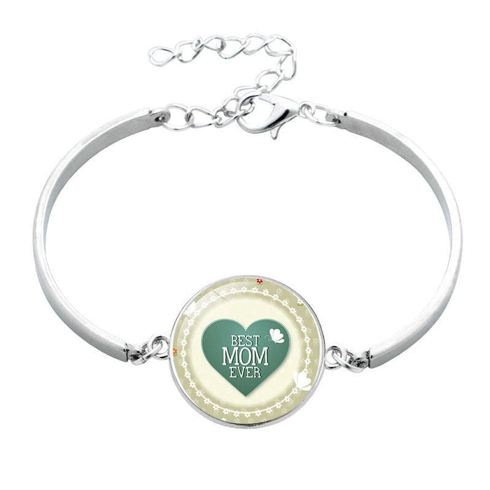 Wholesale MOM Mother's Day Alloy Glass Time Gem Bracelet JDC-BT-NingX005 Bracelet 柠祥 12017606 Wholesale Jewelry JoyasDeChina Joyas De China