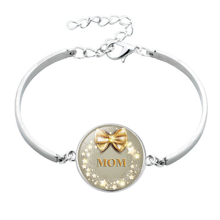 Wholesale MOM Mother's Day Alloy Glass Time Gem Bracelet JDC-BT-NingX005 Bracelet 柠祥 Wholesale Jewelry JoyasDeChina Joyas De China