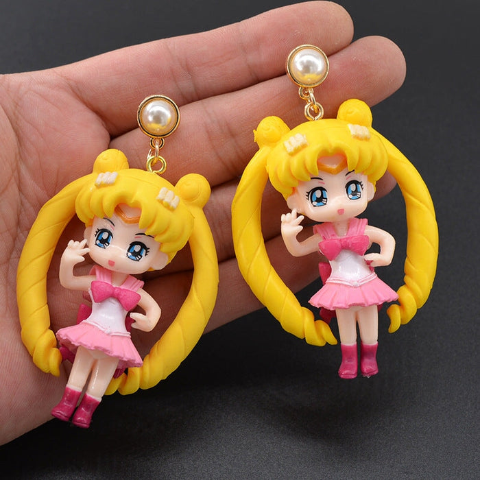 Wholesale month hare earrings exaggerated stud earrings JDC-ES-NT003 Earrings 妮头 Wholesale Jewelry JoyasDeChina Joyas De China