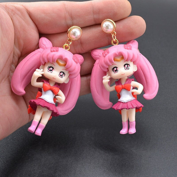 Wholesale month hare earrings exaggerated stud earrings JDC-ES-NT003 Earrings 妮头 B Wholesale Jewelry JoyasDeChina Joyas De China