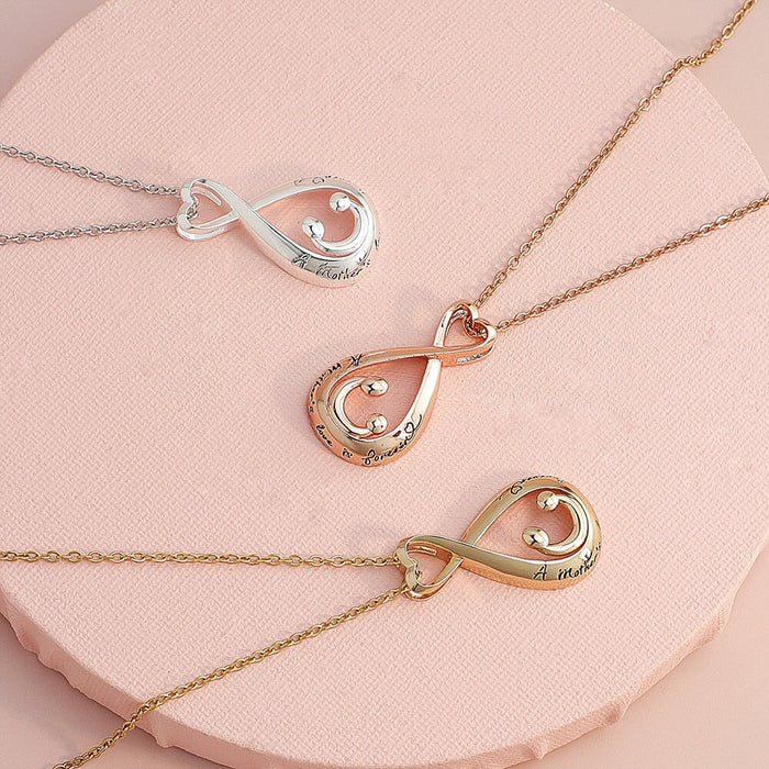 Wholesale moon drop oil Necklace Mother's Day gift JDC-NE-Mail016 Necklaces 麦伦 Wholesale Jewelry JoyasDeChina Joyas De China