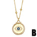 Wholesale Mother's Day Cutout Diamond Heart Necklace JDC-NE-AOS013 Necklaces 翱昇 B Wholesale Jewelry JoyasDeChina Joyas De China