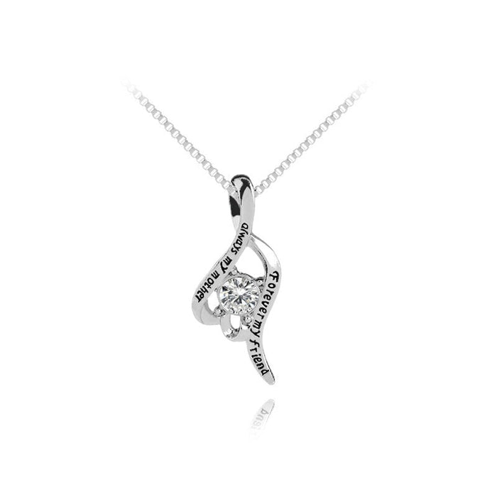 Wholesale Mother's Day Diamond Alloy Necklace JDC-NE-LangT024 Necklaces 阆天 Wholesale Jewelry JoyasDeChina Joyas De China