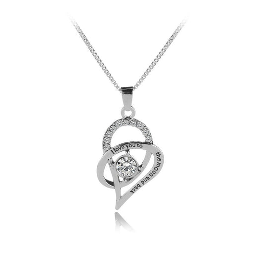 Wholesale Mother's Day Diamond Inlaid Alloy Necklace JDC-NE-LangT014 Necklaces 阆天 Wholesale Jewelry JoyasDeChina Joyas De China
