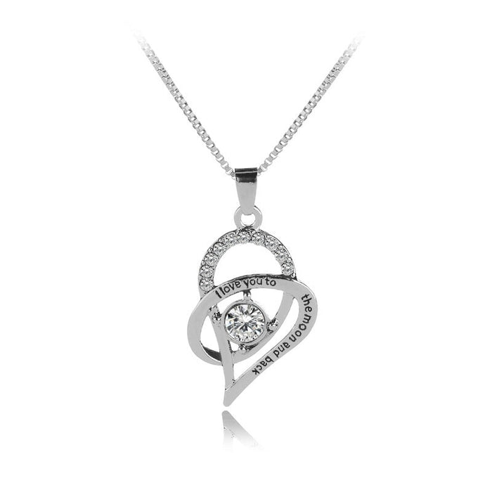 Wholesale Mother's Day Diamond Inlaid Alloy Necklace JDC-NE-LangT014 Necklaces 阆天 Wholesale Jewelry JoyasDeChina Joyas De China