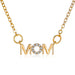 Wholesale mother's day English letter clavicle copper necklaces JDC-NE-D011 Necklaces 晴雯 Wholesale Jewelry JoyasDeChina Joyas De China