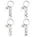 Wholesale Mother's Day Father's Day Polished Metal Gift Keychain JDC-KC-GangGu002 Keychains 钢古 Wholesale Jewelry JoyasDeChina Joyas De China