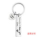 Wholesale Mother's Day Father's Day Polished Metal Gift Keychain JDC-KC-GangGu002 Keychains 钢古 CX0010 Wholesale Jewelry JoyasDeChina Joyas De China