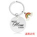 Wholesale Mother's Day Gift Rainbow Electroplated Metal Keychain JDC-KC-GangGu004 Keychains 钢古 Wholesale Jewelry JoyasDeChina Joyas De China