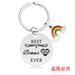 Wholesale Mother's Day Gift Rainbow Electroplated Metal Keychain JDC-KC-GangGu004 Keychains 钢古 CHY001 Wholesale Jewelry JoyasDeChina Joyas De China