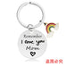 Wholesale Mother's Day Gift Rainbow Electroplated Metal Keychain JDC-KC-GangGu004 Keychains 钢古 CHY003 Wholesale Jewelry JoyasDeChina Joyas De China