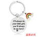 Wholesale Mother's Day Gift Rainbow Electroplated Metal Keychain JDC-KC-GangGu004 Keychains 钢古 CHY011 Wholesale Jewelry JoyasDeChina Joyas De China