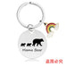 Wholesale Mother's Day Gift Rainbow Electroplated Metal Keychain JDC-KC-GangGu004 Keychains 钢古 CHY014 Wholesale Jewelry JoyasDeChina Joyas De China