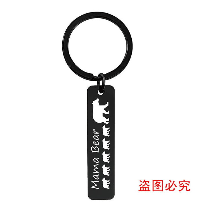 Wholesale Mother's Day Gift Stainless Steel Plating Metal Keychain JDC-KC-GangGu003 Keychains 钢古 Wholesale Jewelry JoyasDeChina Joyas De China