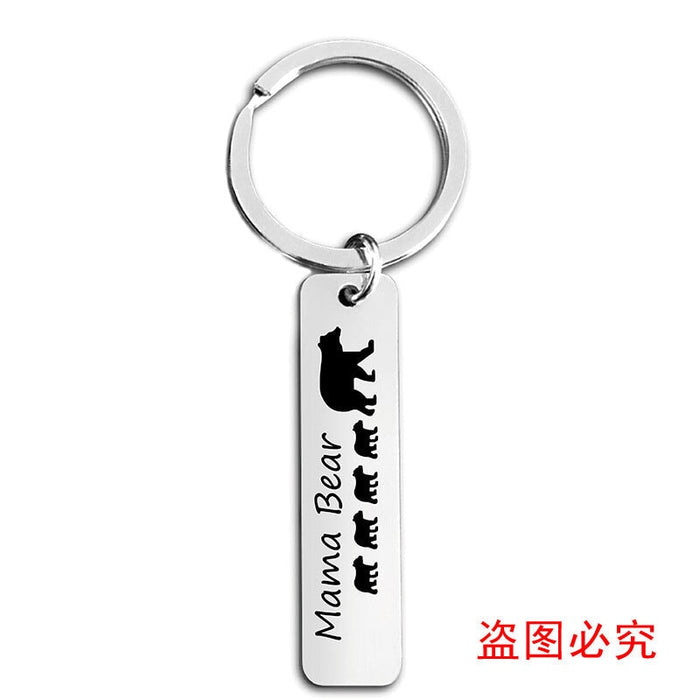 Wholesale Mother's Day Gift Stainless Steel Plating Metal Keychain JDC-KC-GangGu003 Keychains 钢古 Wholesale Jewelry JoyasDeChina Joyas De China