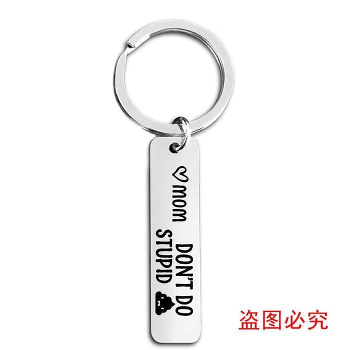 Wholesale Mother's Day Gift Stainless Steel Plating Metal Keychain JDC-KC-GangGu003 Keychains 钢古 F00018 Wholesale Jewelry JoyasDeChina Joyas De China