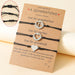 Wholesale Mother's Day skeleton hollow heart shape stainless steel hand-woven bracelet JDC-BT-LanT010 Bracelet 阆天 Wholesale Jewelry JoyasDeChina Joyas De China