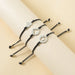 Wholesale Mother's Day skeleton hollow heart shape stainless steel hand-woven bracelet JDC-BT-LanT010 Bracelet 阆天 Wholesale Jewelry JoyasDeChina Joyas De China