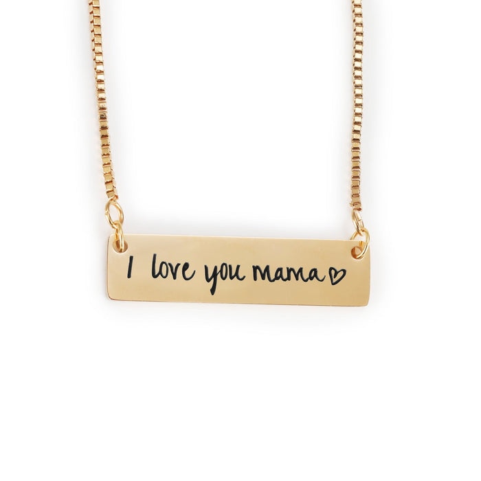 Wholesale mother's Day stainless steel Engraved Necklace JDC-NE-Mail006 Necklaces 麦伦 Wholesale Jewelry JoyasDeChina Joyas De China