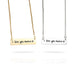 Wholesale mother's Day stainless steel Engraved Necklace JDC-NE-Mail006 Necklaces 麦伦 Wholesale Jewelry JoyasDeChina Joyas De China