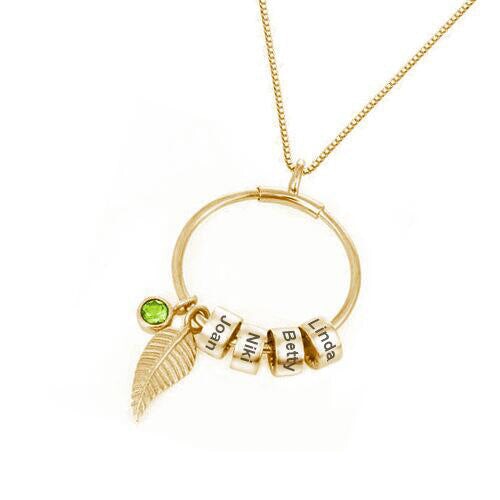 Wholesale mother's Day titanium steel bead engraved Name Necklace JDC-NE-Mail004 Necklaces 麦伦 Wholesale Jewelry JoyasDeChina Joyas De China