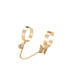Wholesale mouth adjustable siamese leaf chain alloy ring JDC-RS-F085 Rings 韩之尚 5388001 Alloy Wholesale Jewelry JoyasDeChina Joyas De China