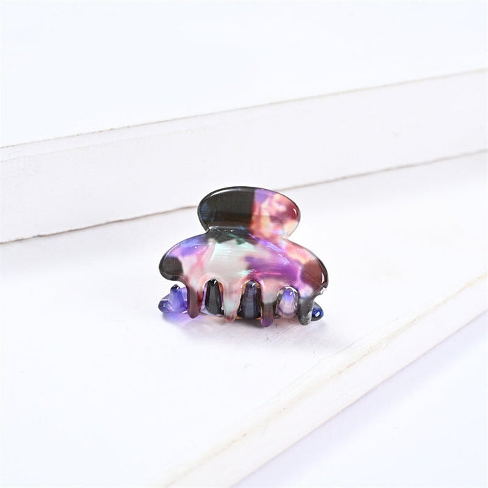 Wholesale multi-color acetate sheet hairpin JDC-HC-YingT001 Hair Clips 迎泰 3cm carmine Wholesale Jewelry JoyasDeChina Joyas De China