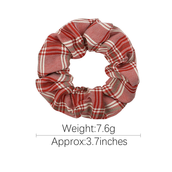 Wholesale multi-color lattice large intestinal ring hair rope JDC-HS-YL059 Hair Scrunchies 雅伦 Wholesale Jewelry JoyasDeChina Joyas De China