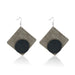 Wholesale multi-layer snake-print leather earrings JDC-ES-ManY019 Earrings JoyasDeChina Wholesale Jewelry Wholesale Jewelry JoyasDeChina Joyas De China