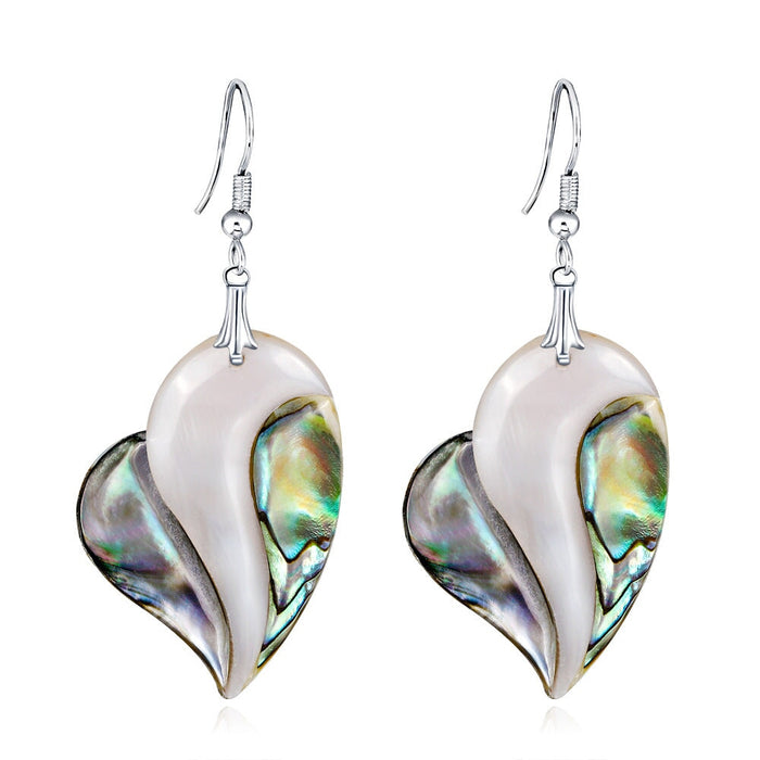Wholesale natural shell material earrings JDC-ES-GSDB033 Earrings 丹比华比 1 Wholesale Jewelry JoyasDeChina Joyas De China