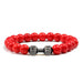 Wholesale natural stone dumbbell Bracelet JDC-BT-JiuJ006 Bracelet 九江 4 Wholesale Jewelry JoyasDeChina Joyas De China