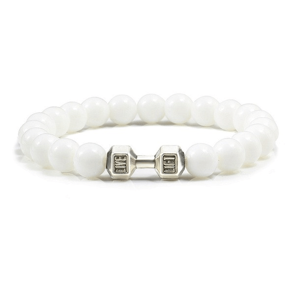 Wholesale natural stone dumbbell Bracelet JDC-BT-JiuJ006 Bracelet 九江 Wholesale Jewelry JoyasDeChina Joyas De China