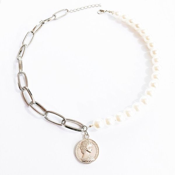 Bulk Jewelry Wholesale Neckaces pearl coin beauty JDC-NE-xc013 Wholesale factory from China YIWU China