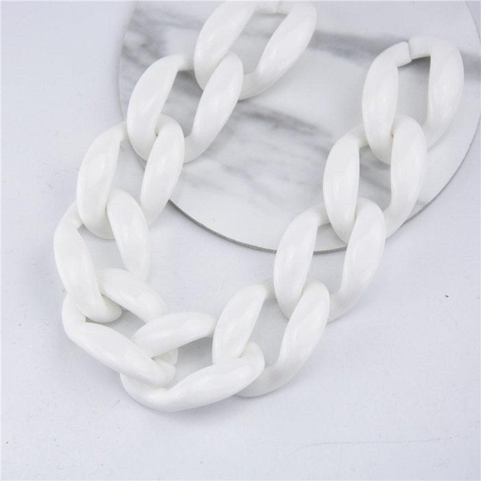 Bulk Jewelry Wholesale Necklace acrylic clavicle chain JDC-NE-xc136 Wholesale factory from China YIWU China