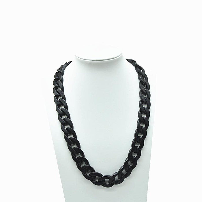 Bulk Jewelry Wholesale necklace acrylic frosted black retro JDC-NE-xc095 Wholesale factory from China YIWU China