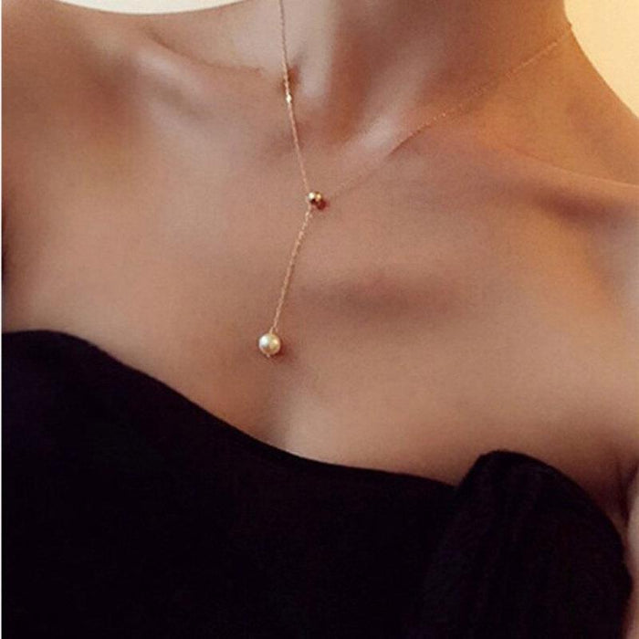 Bulk Jewelry Wholesale necklace adjustable fashion pearls JDC-NE-xc143 Wholesale factory from China YIWU China