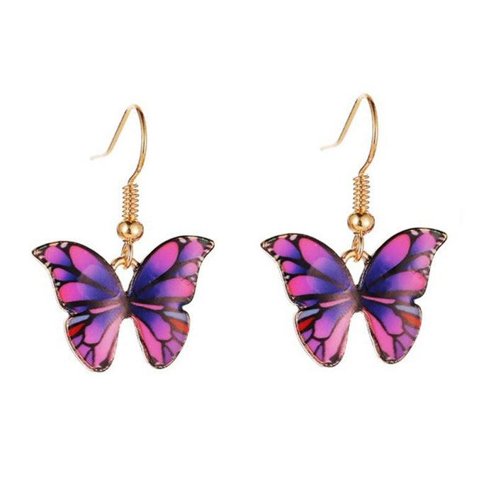 Bulk Jewelry Wholesale necklace butterfly color double-layered pearls JDC-NE-xc008 Wholesale factory from China YIWU China