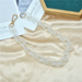 Bulk Jewelry Wholesale necklace frosted acrylic transparent  JDC-NE-xc101 Wholesale factory from China YIWU China